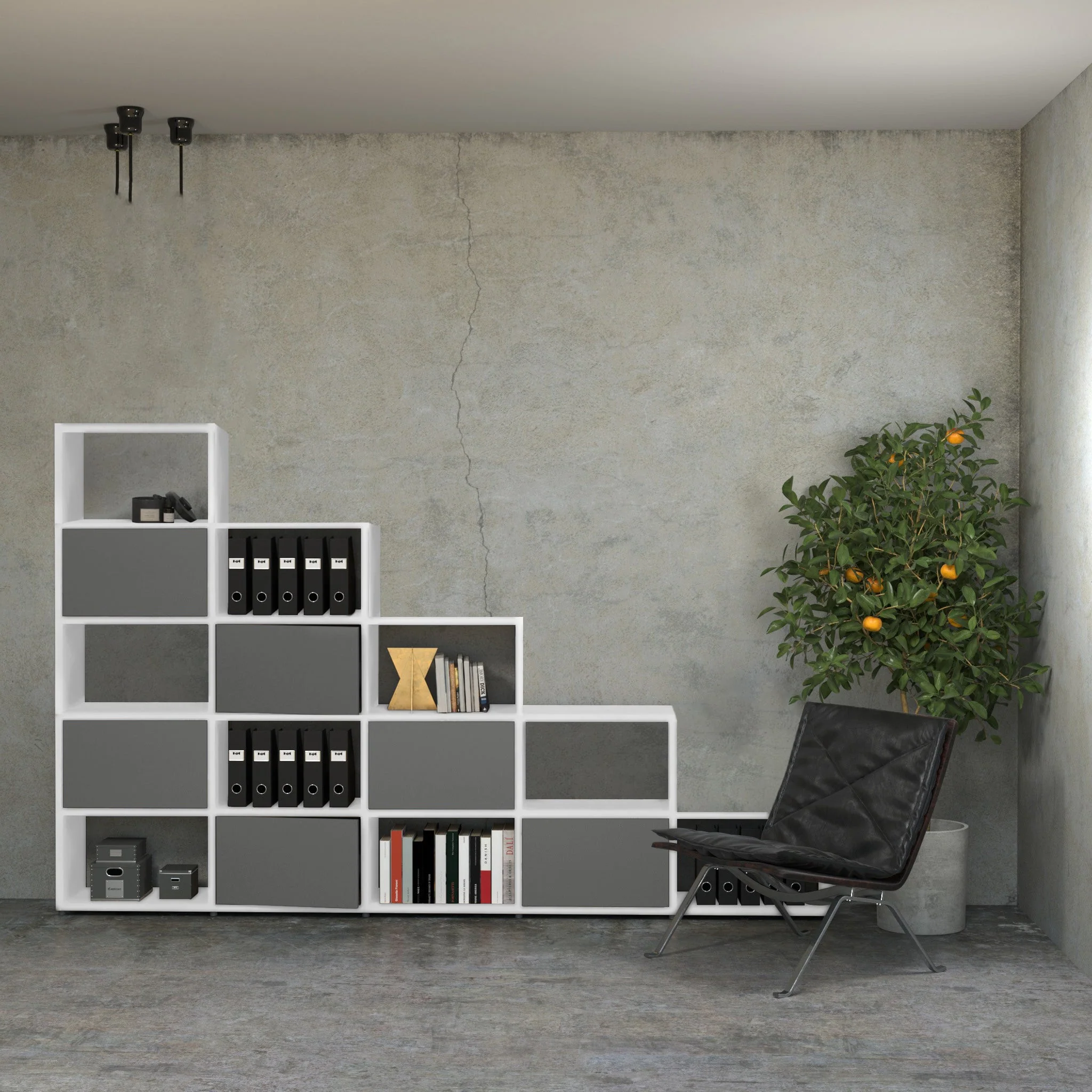 BOON Cube Storage Shelf Rectangular Step 4x4 - Image 3