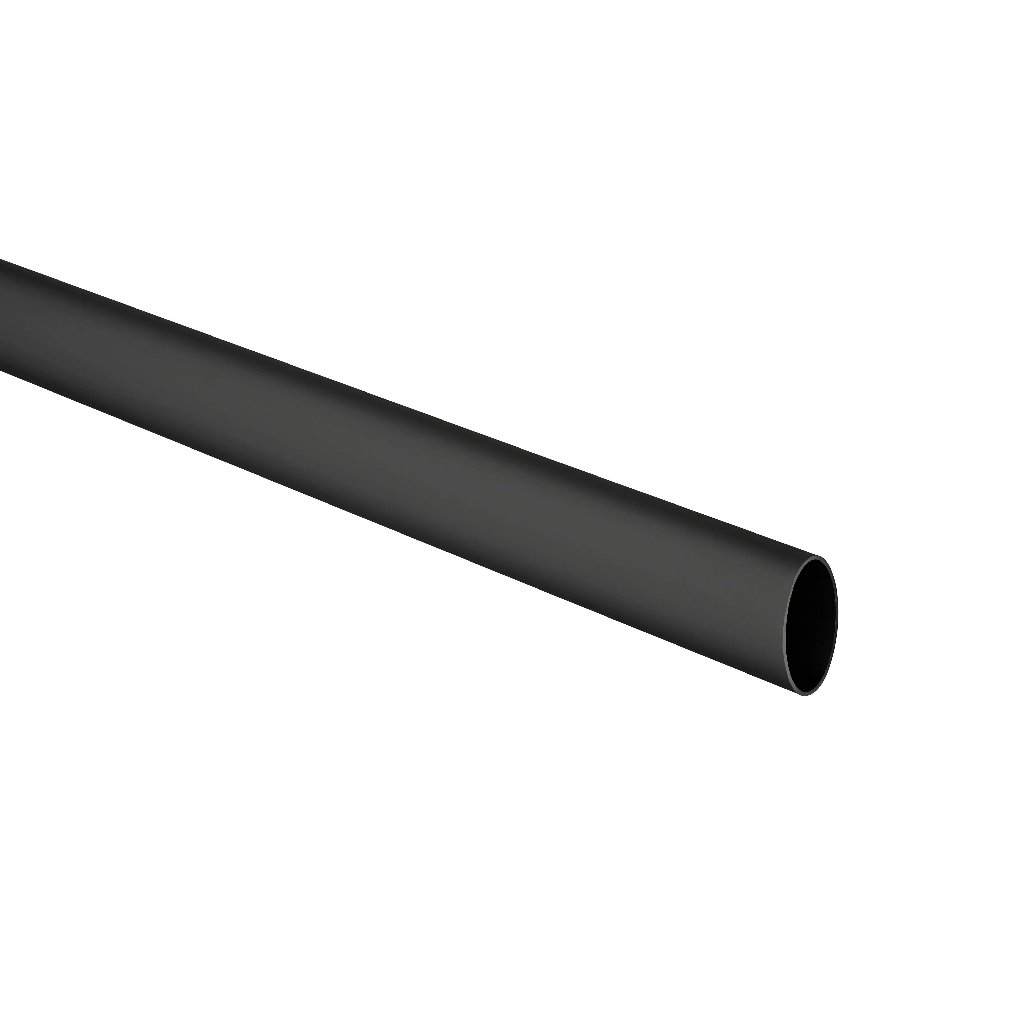 CLOS-IT Hanging Rail and Lock Set - Black