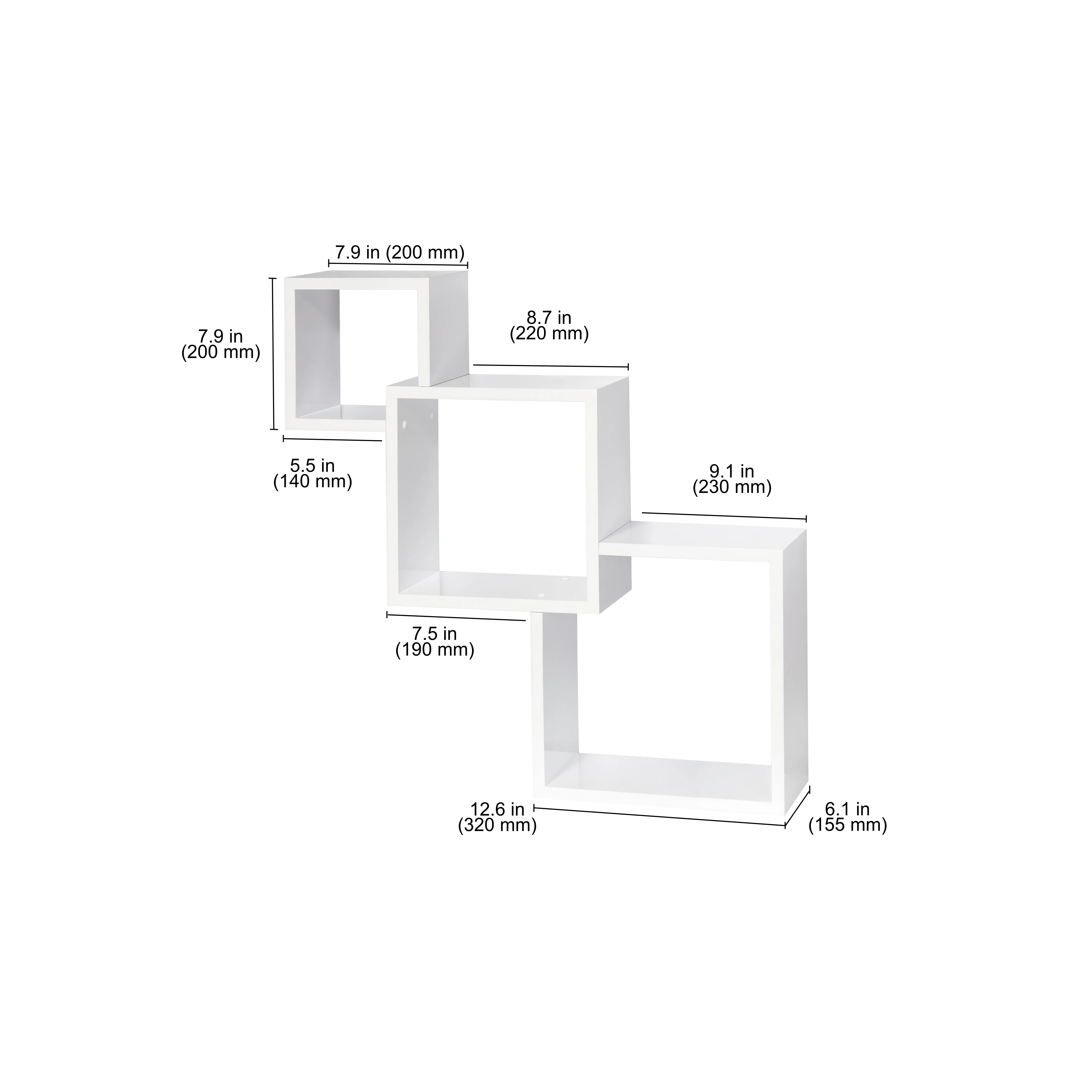SHELF+ Cascade Cube Shelf - Image 3