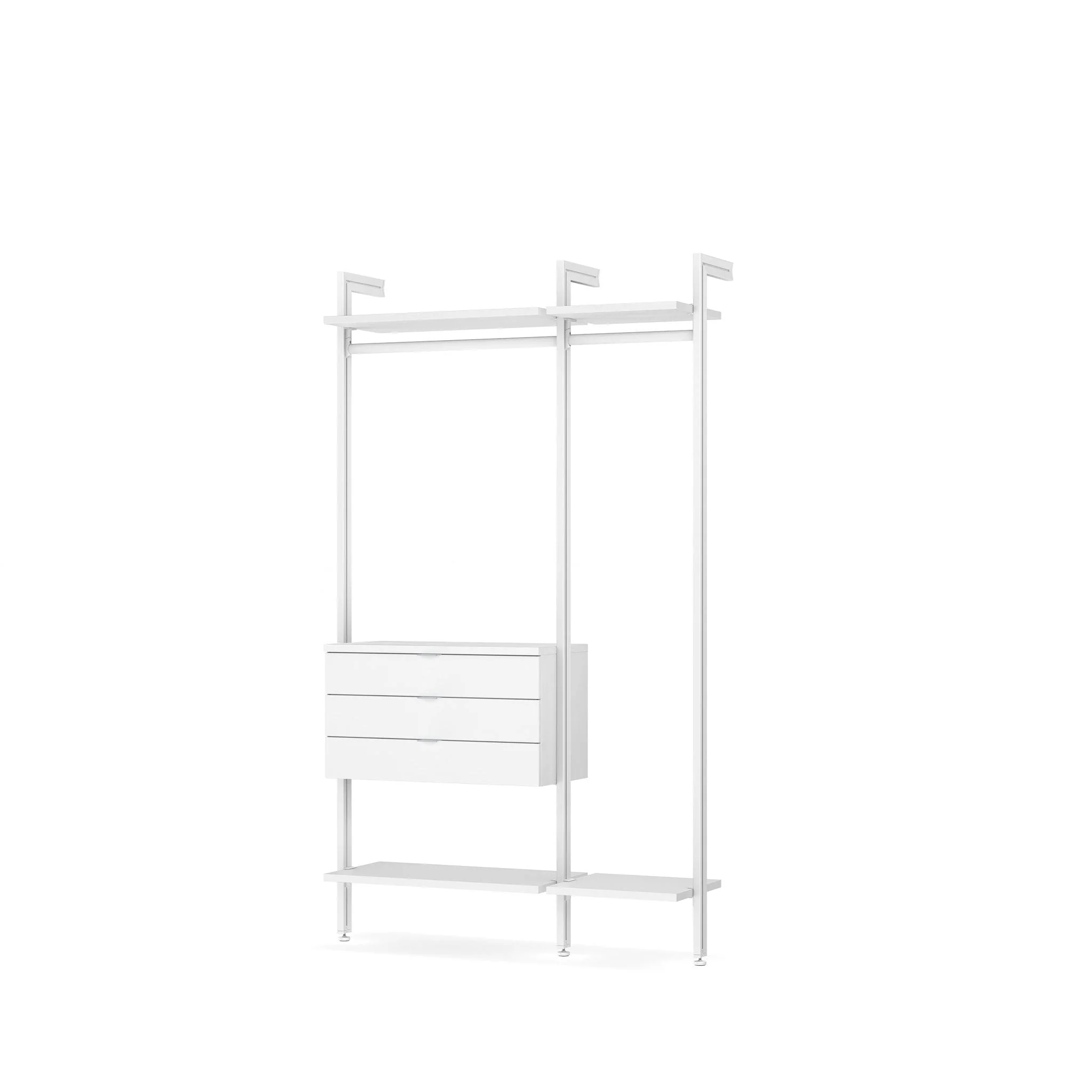 Easy Install Closet Organizer with Drawers - Award-Winning Modular Design CLOS-IT W-154 - Image 3