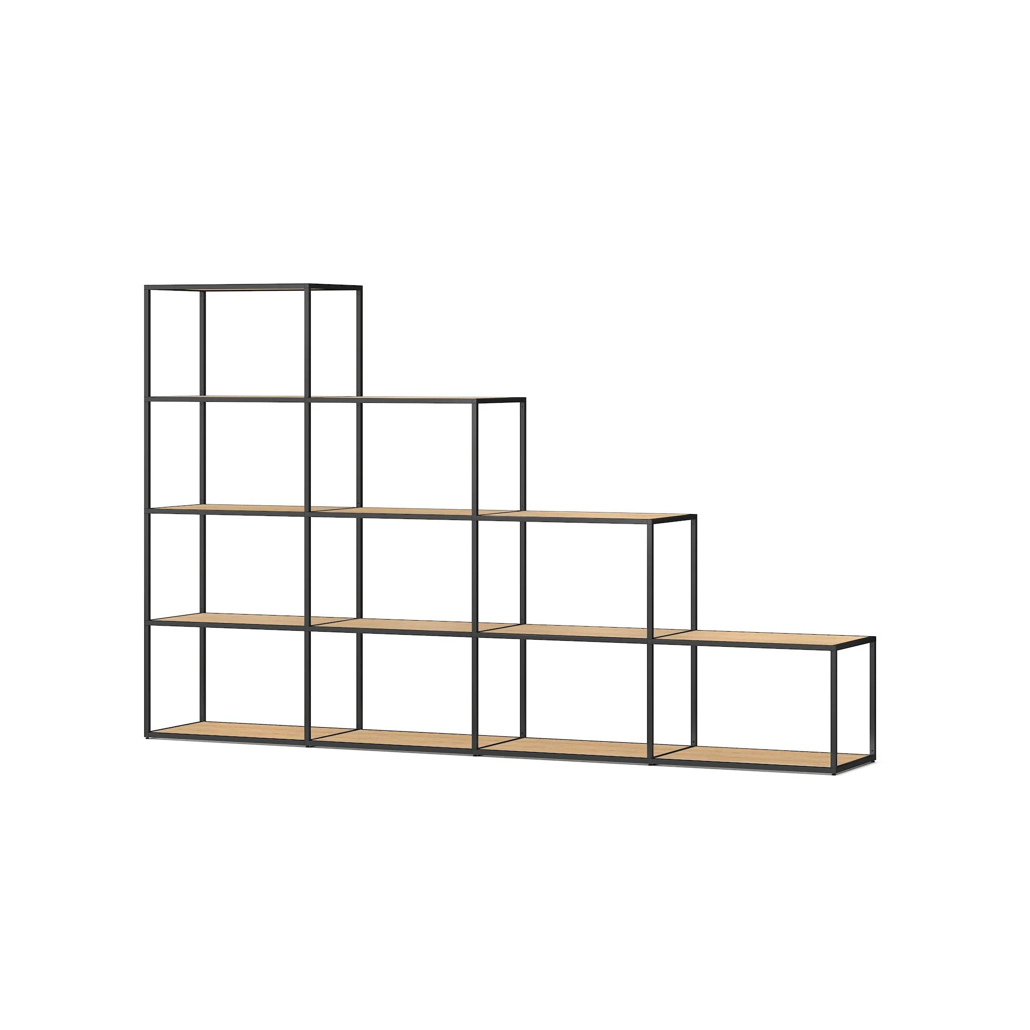 Customize Your Shelving System - Modern Storage with Flexible Design LIUM Decorative Shelving Unit Step L 4x4 - Image 4