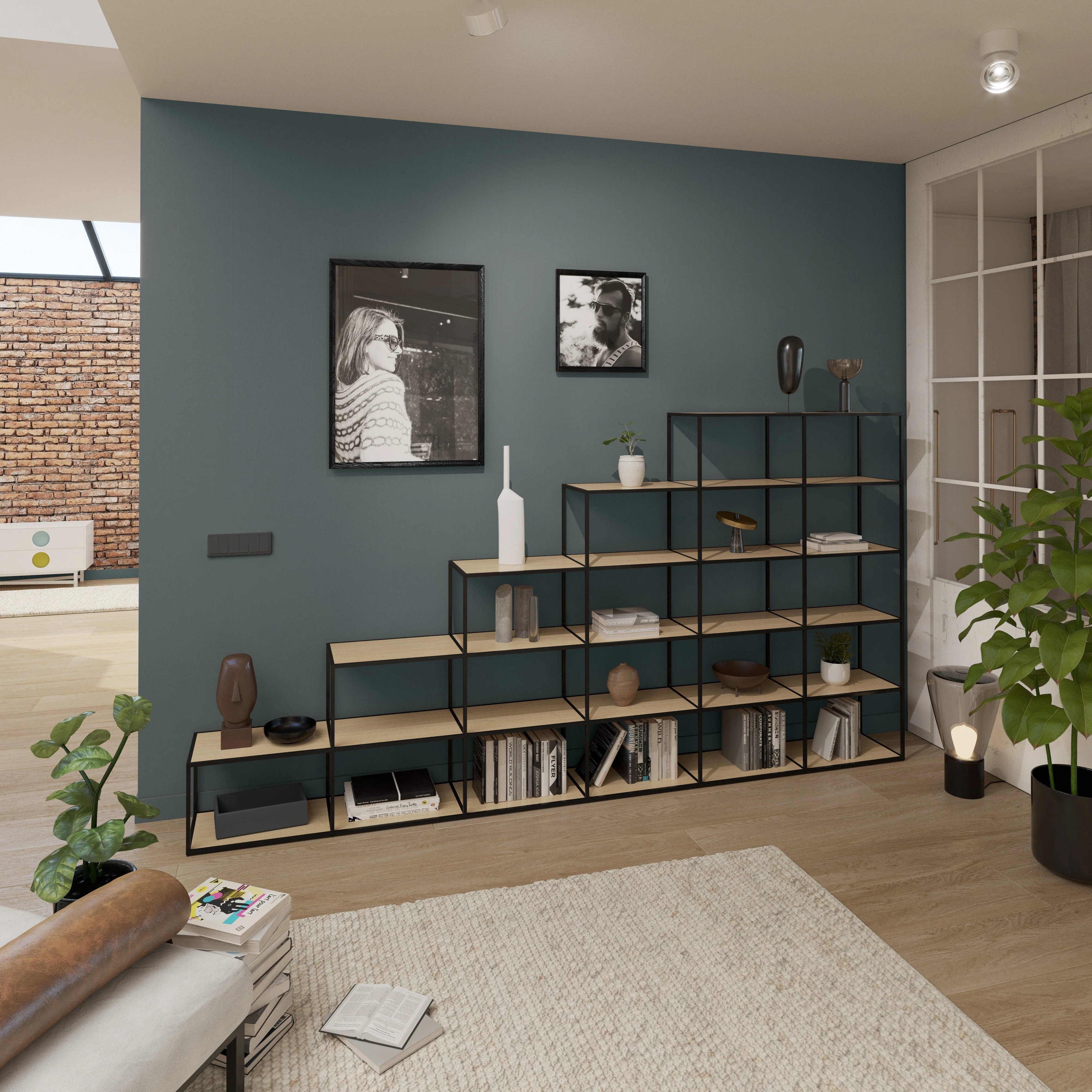Customize Freestanding Shelves - Modern Storage System with Custom Design & German EngineeringLIUM Decorative Shelving Unit XL 2x2 - Image 3