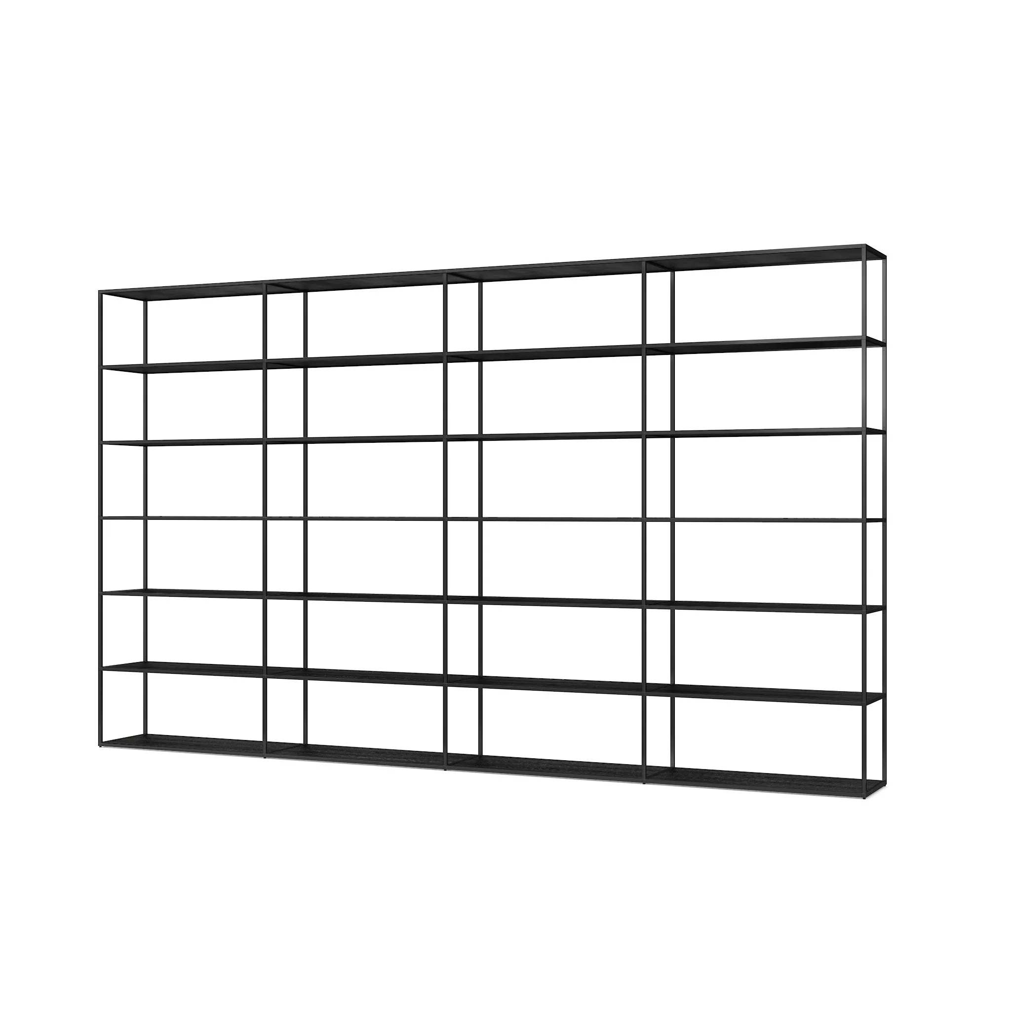 Floor to Ceiling Bookshelves - Modern Tall Storage with Custom ShelvesLIUM Decorative Shelving Unit XL 4x6 - Image 4