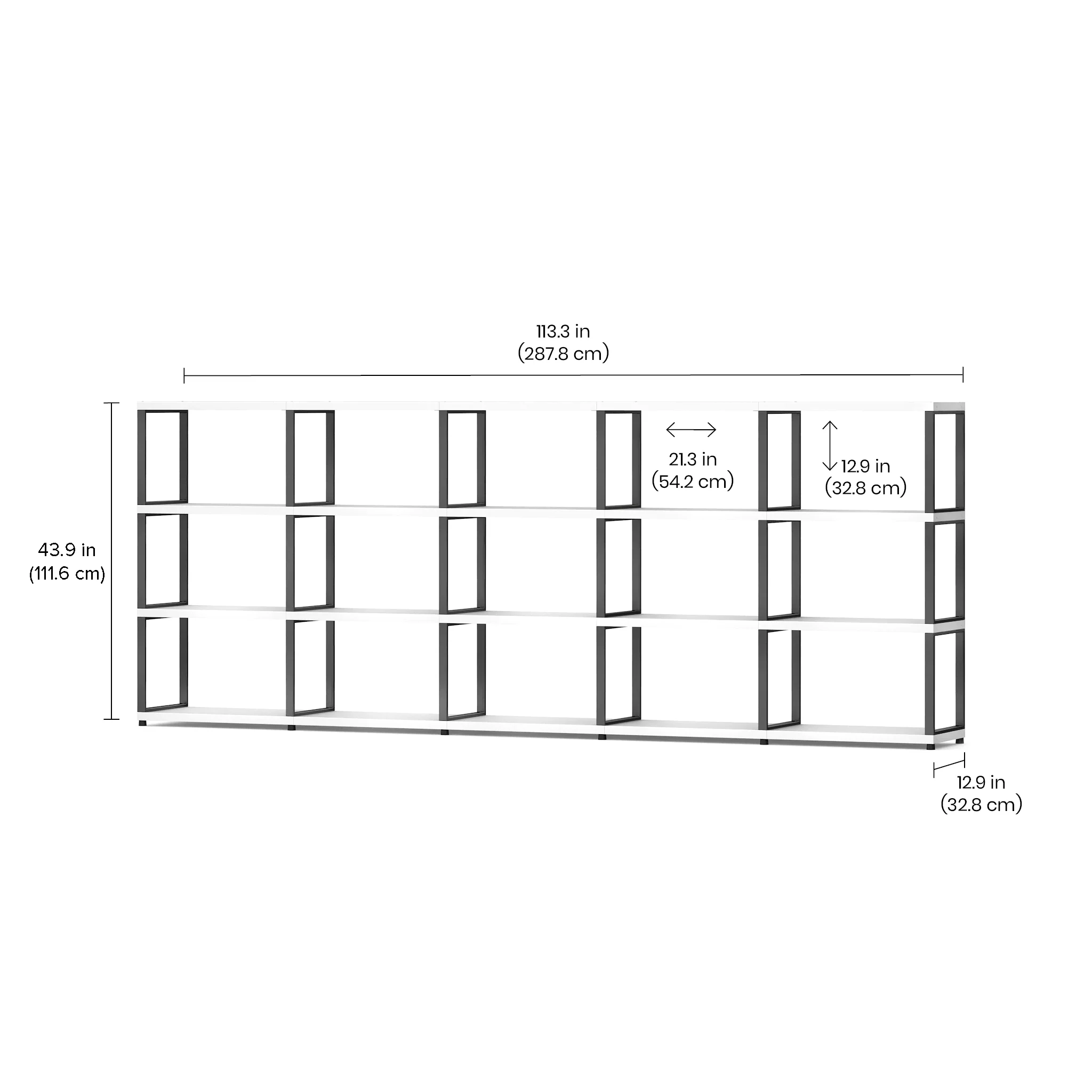 MAXX Modern Shelving Unit 5x3 - Image 6