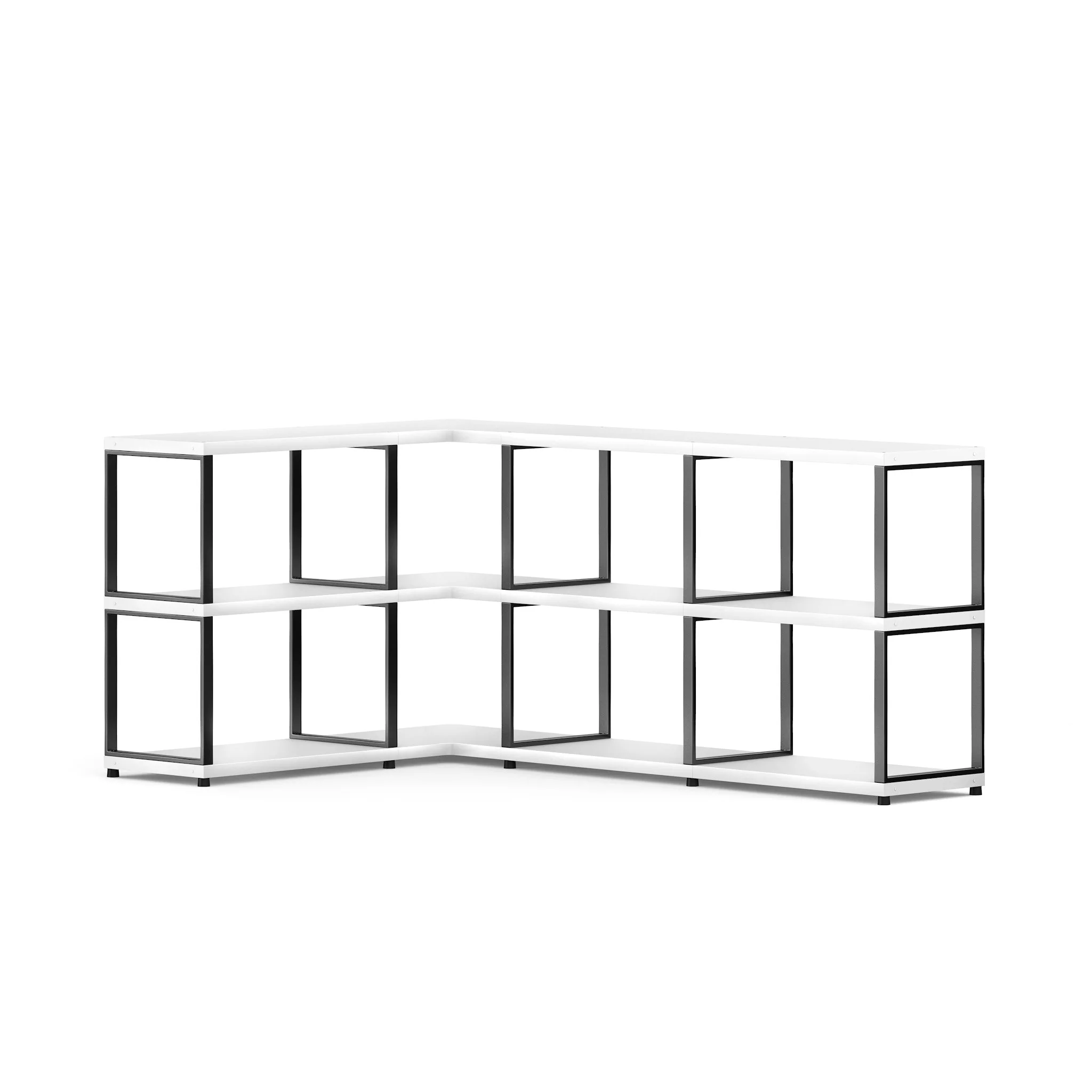 MAXX Modern Shelving Unit Corner 4x2 - Image 3