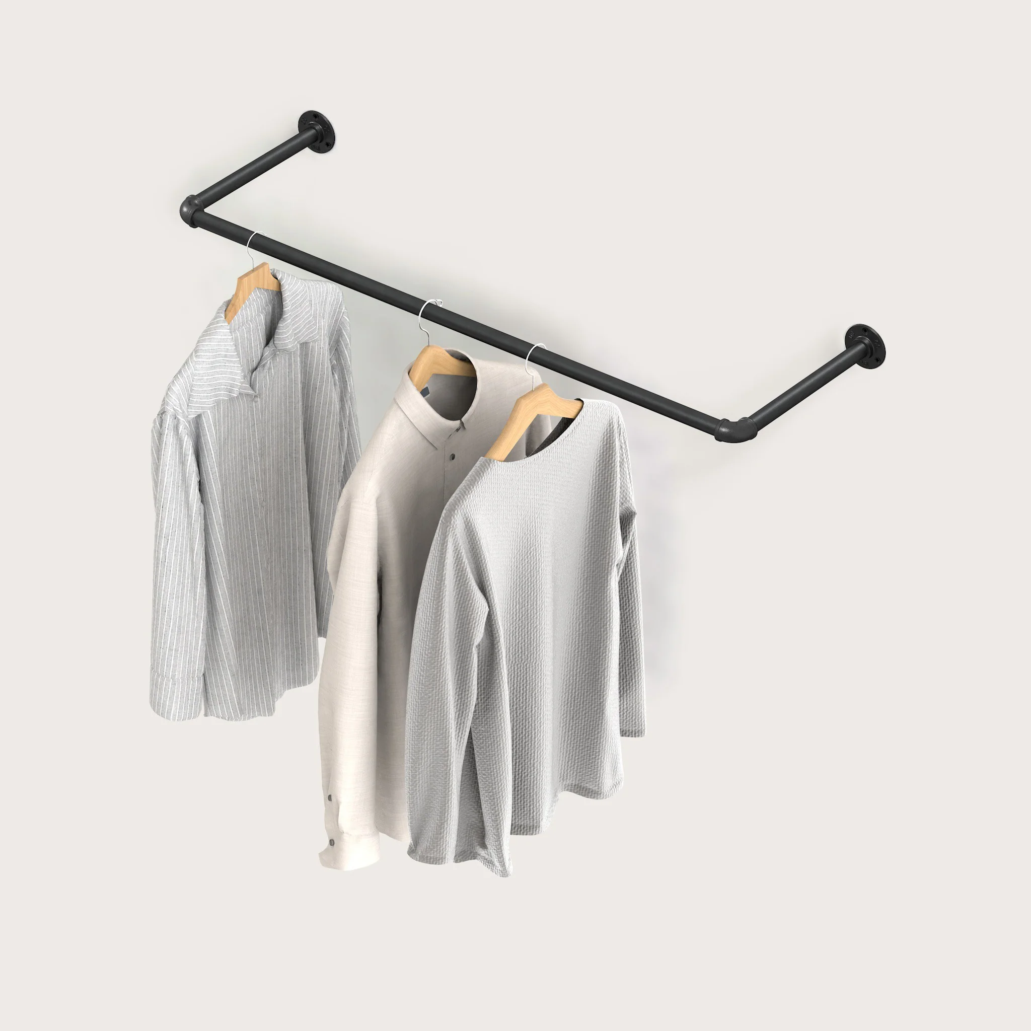 PIPE Wardrobe Clothes rail 3 - Image 2