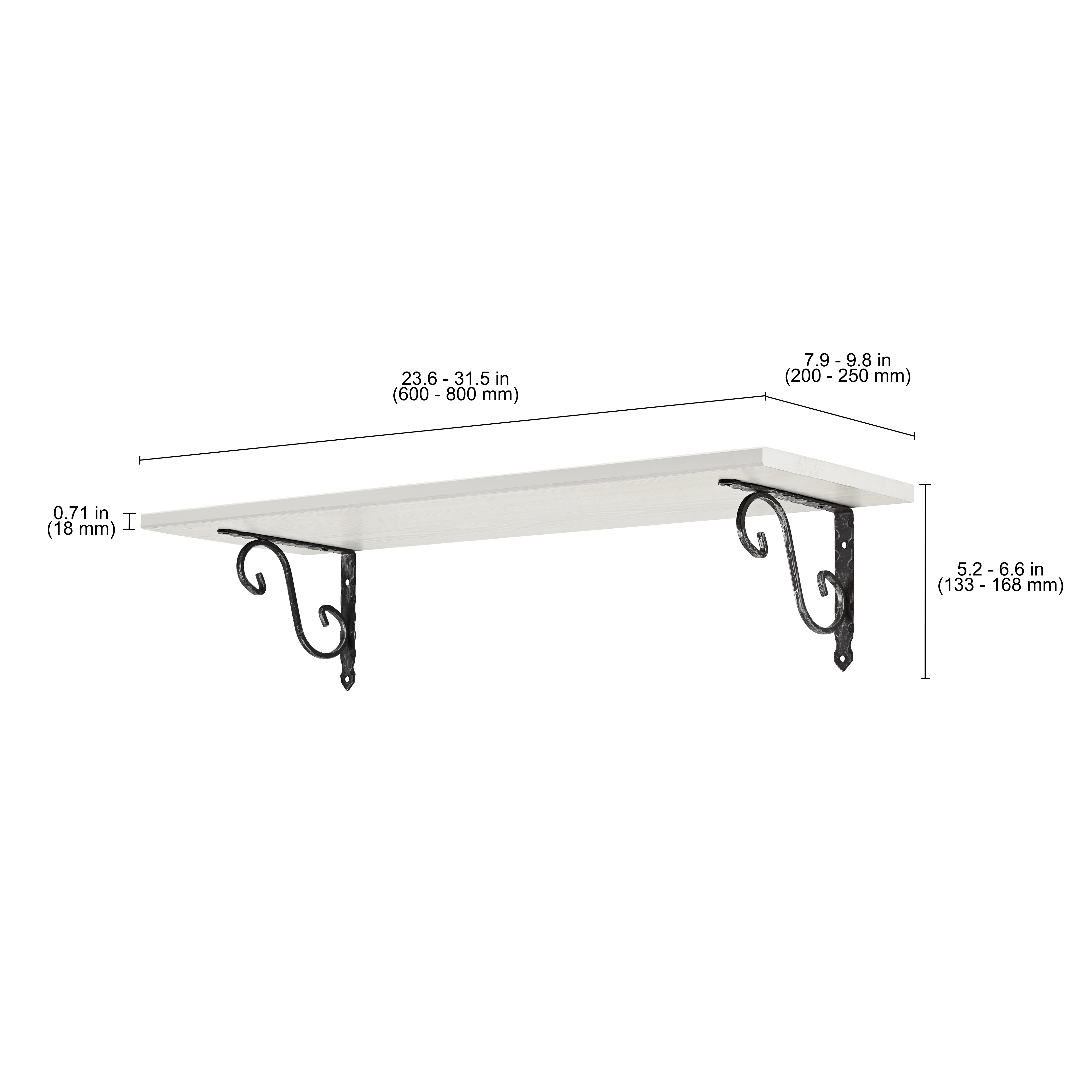 LITE VINTAGE Shelf and ORNAMENT Bracket - Image 4