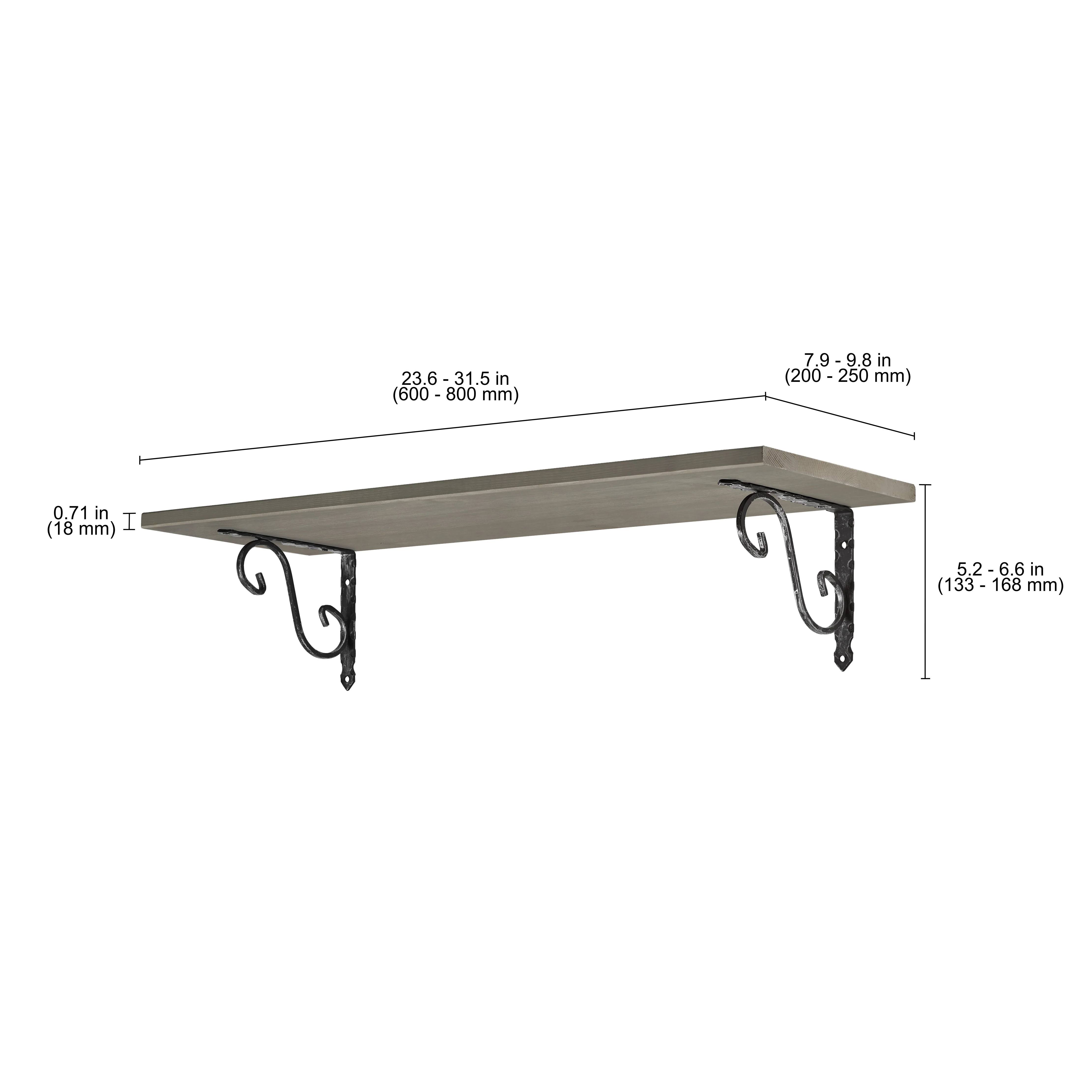 LITE VINTAGE Shelf and ORNAMENT Bracket - Image 8