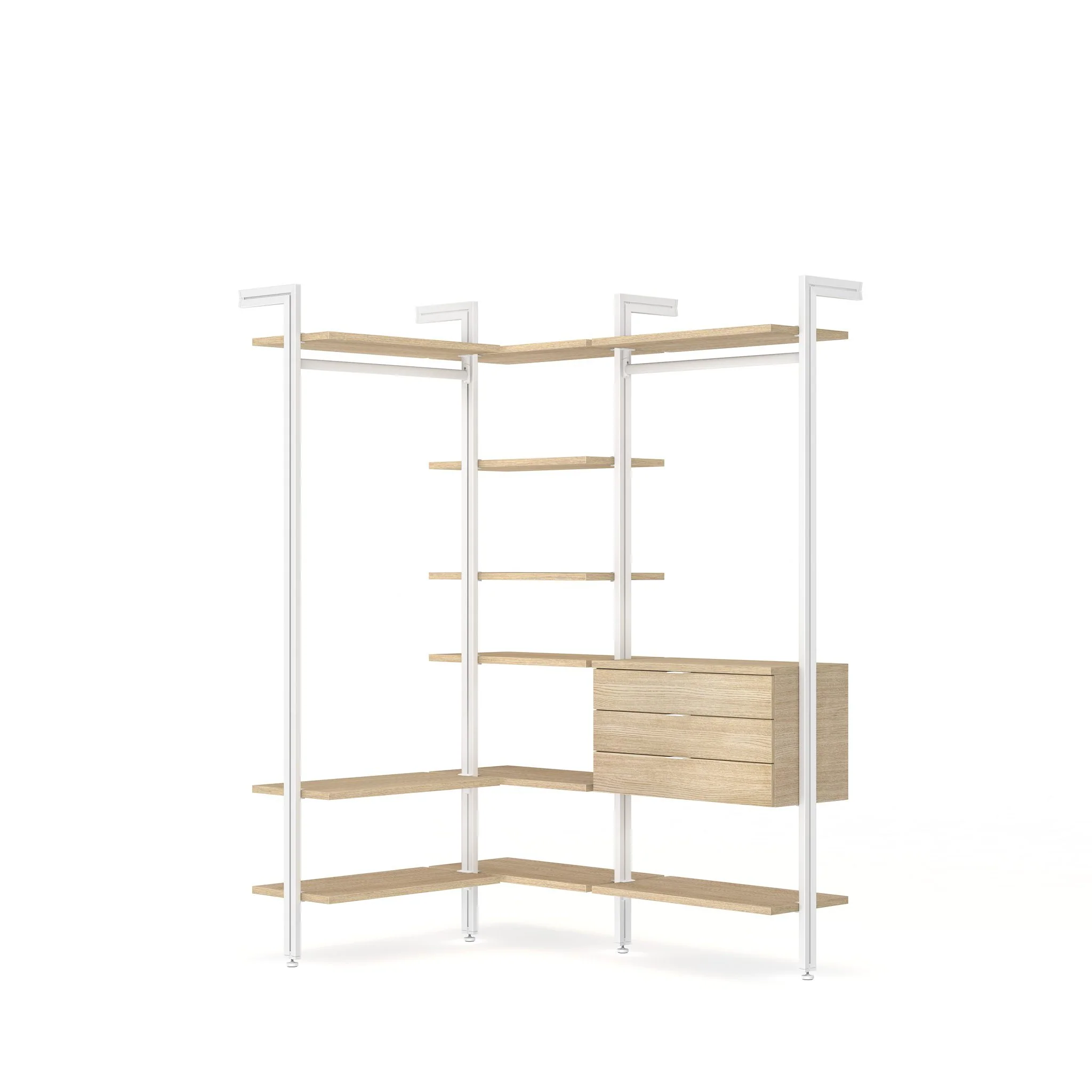 Premium Walk-In Closet with Integrated Drawer Systems - Modern Luxury Design CLOS-IT W-309 - Image 7
